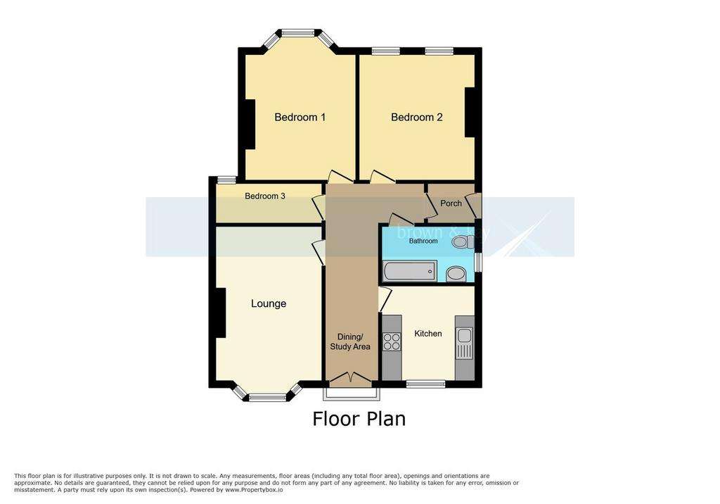 3 bedroom flat for sale - floorplan