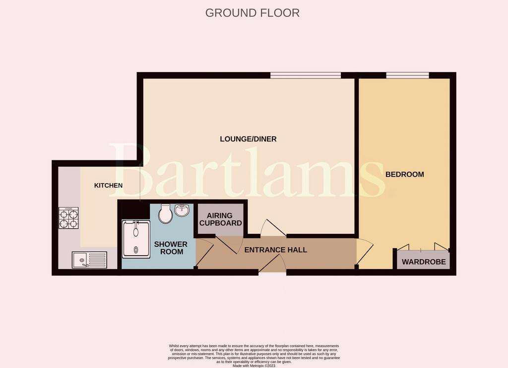 1 bedroom flat for sale - floorplan