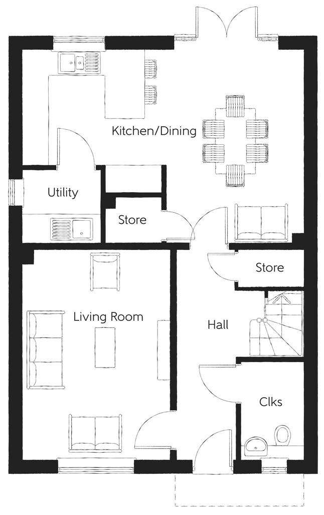 4 bedroom detached house for sale - floorplan