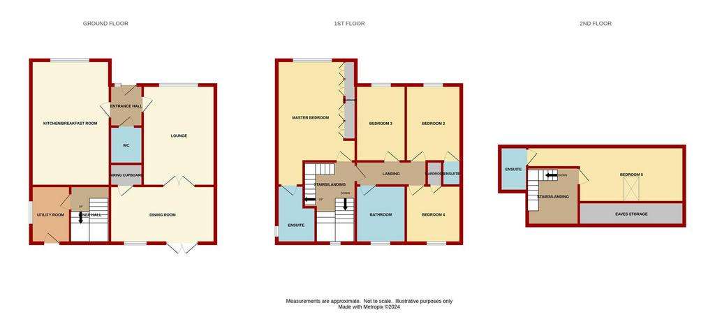 5 bedroom detached house for sale - floorplan