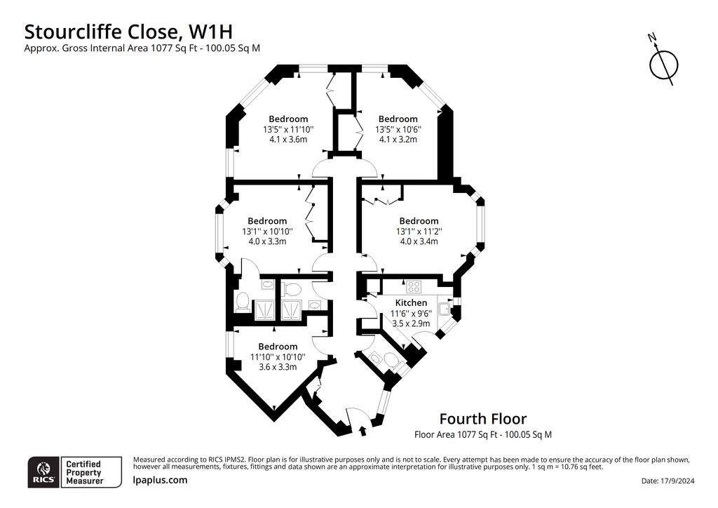 5 bedroom flat to rent - floorplan