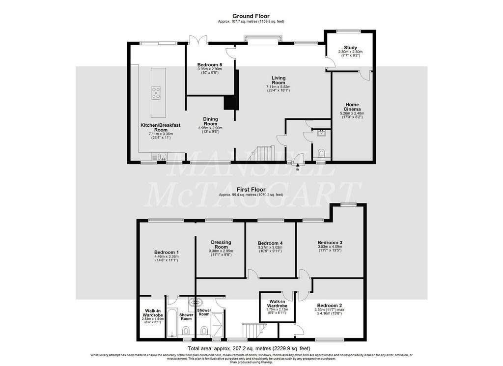 5 bedroom detached house for sale - floorplan