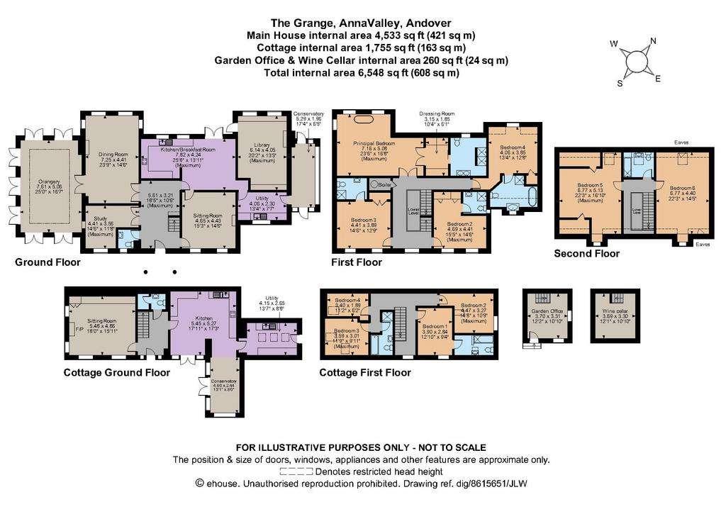 6 bedroom detached house for sale - floorplan