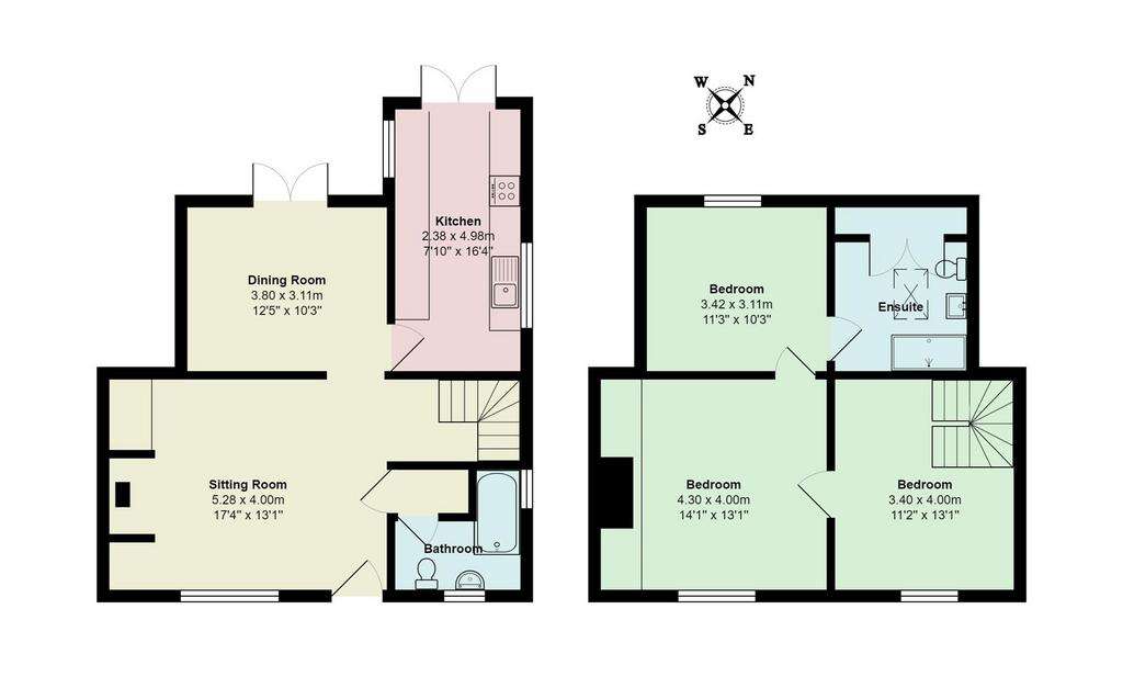 2 bedroom cottage for sale - floorplan