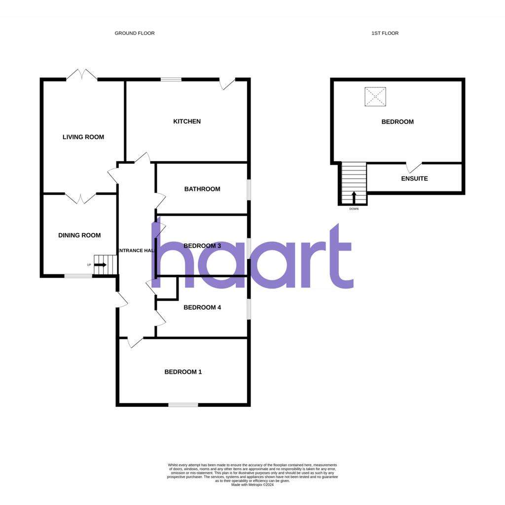 4 bedroom detached bungalow for sale - floorplan