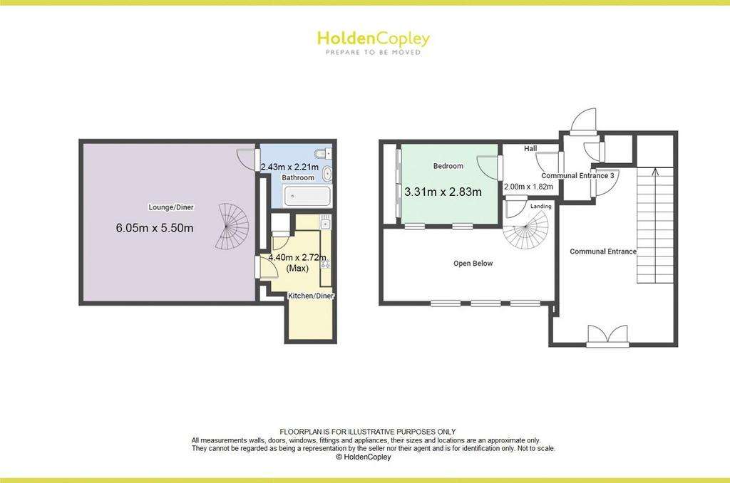 1 bedroom flat for sale - floorplan