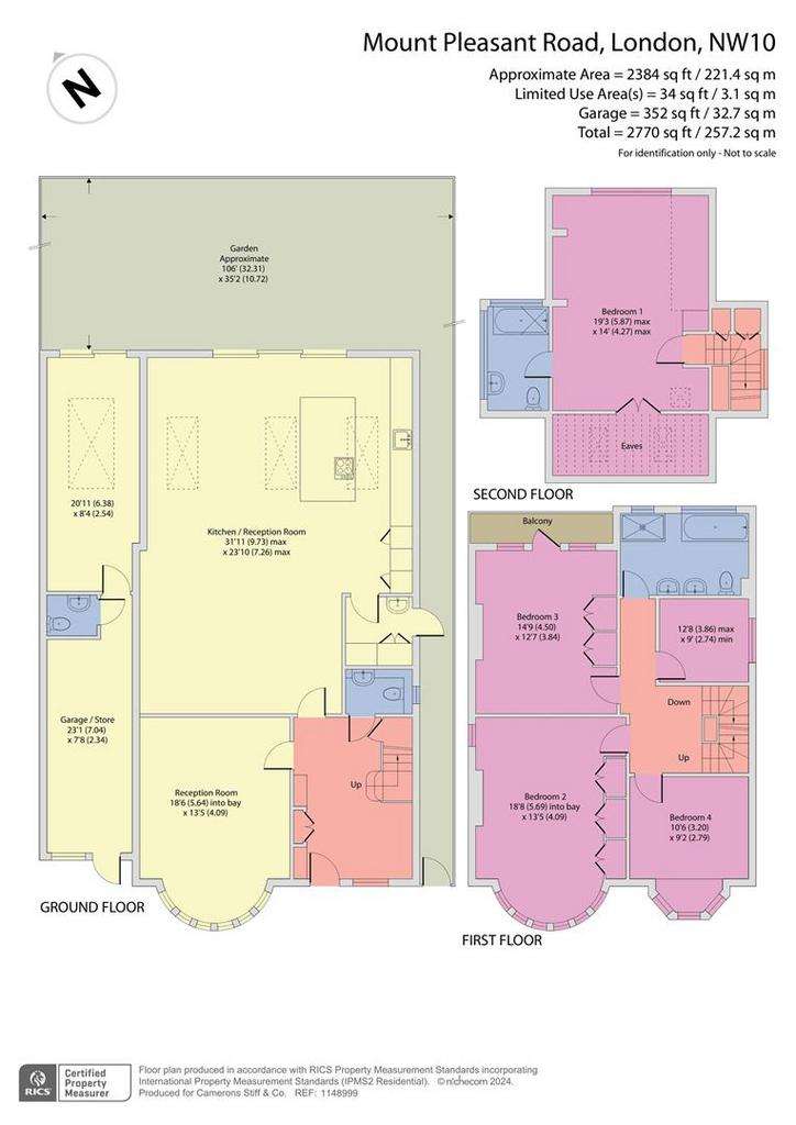 5 bedroom detached house for sale - floorplan