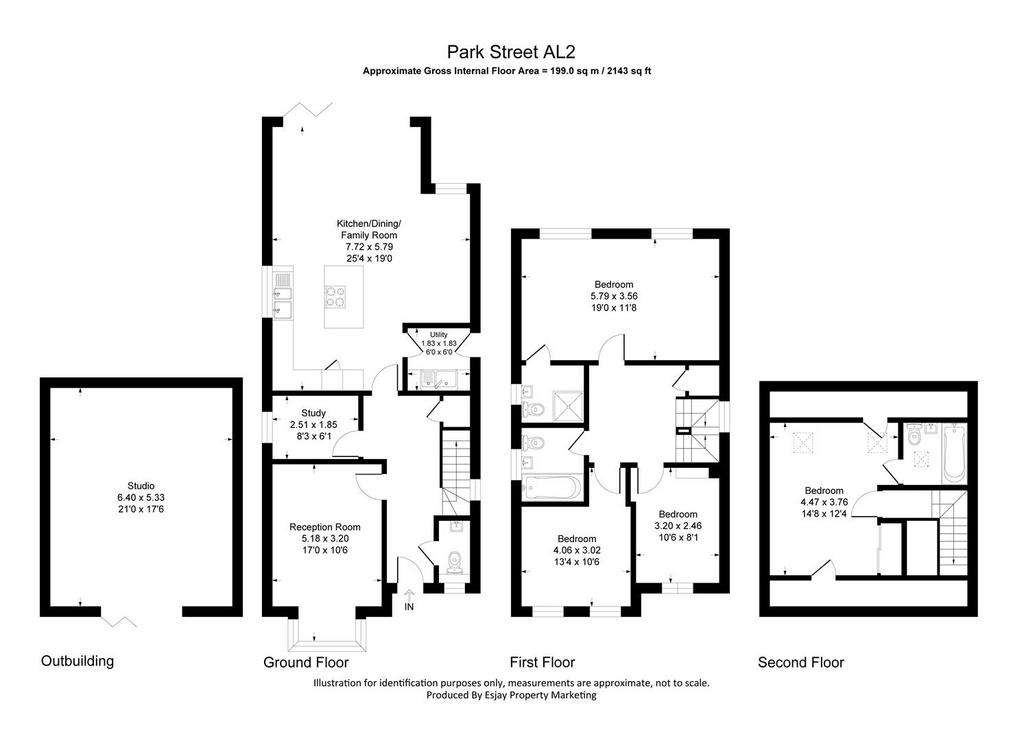 4 bedroom detached house for sale - floorplan