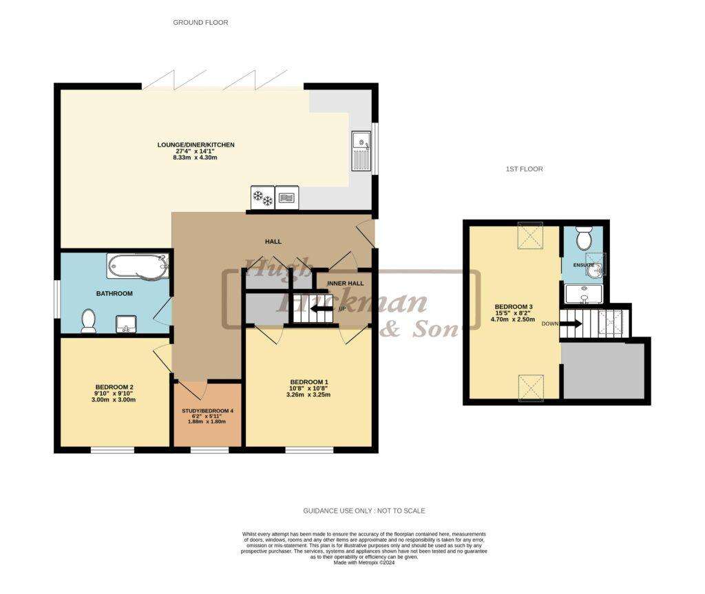 4 bedroom detached bungalow for sale - floorplan