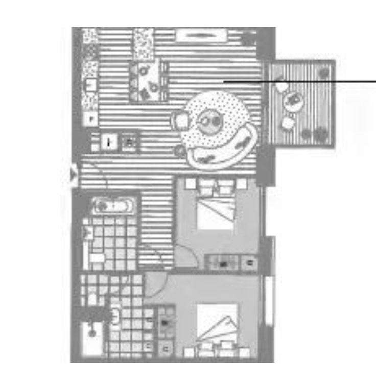 2 bedroom flat to rent - floorplan