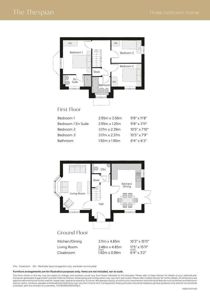 3 bedroom detached house for sale - floorplan