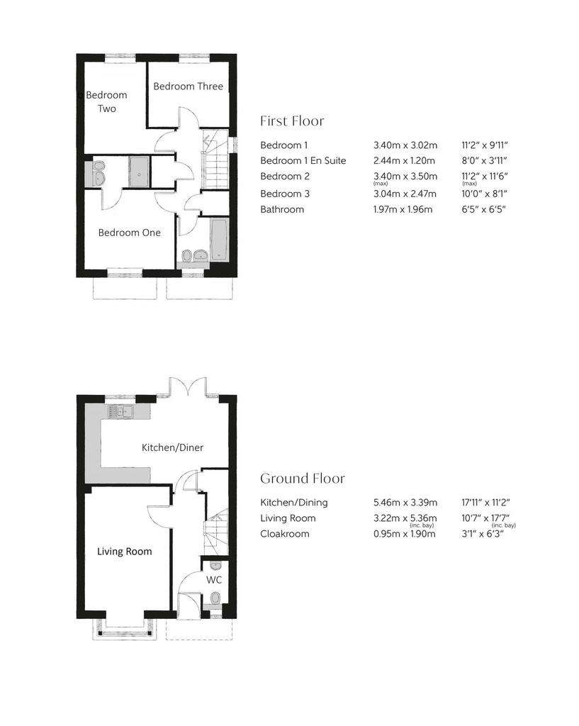 3 bedroom detached house for sale - floorplan