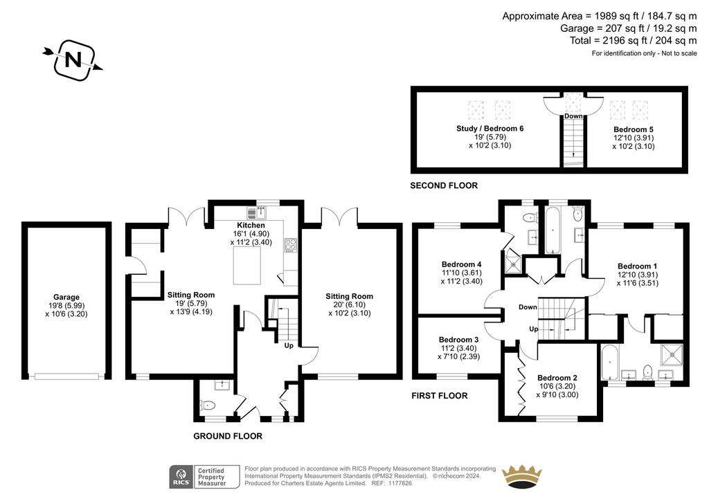 5 bedroom detached house for sale - floorplan