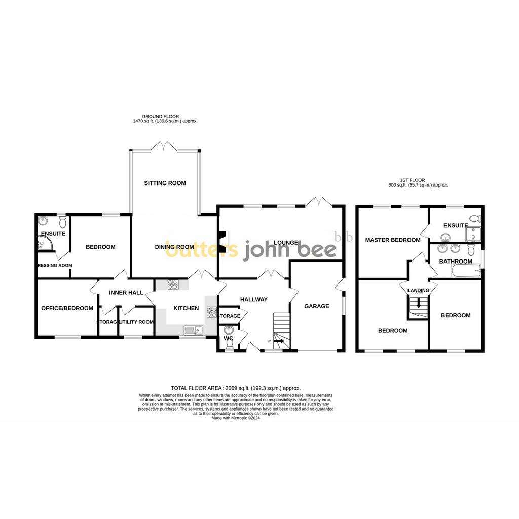 4 bedroom detached house for sale - floorplan