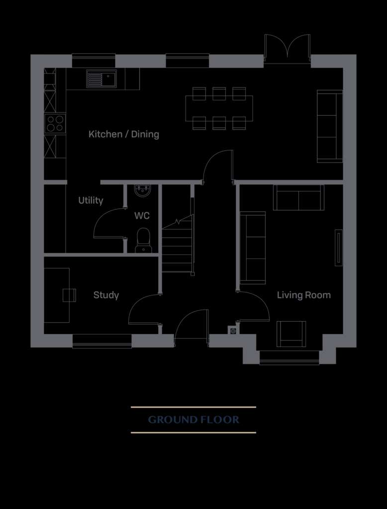 4 bedroom detached house for sale - floorplan