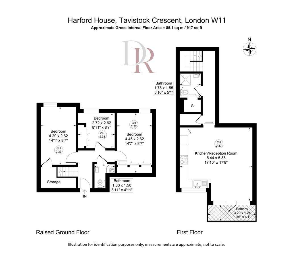 2 bedroom flat to rent - floorplan