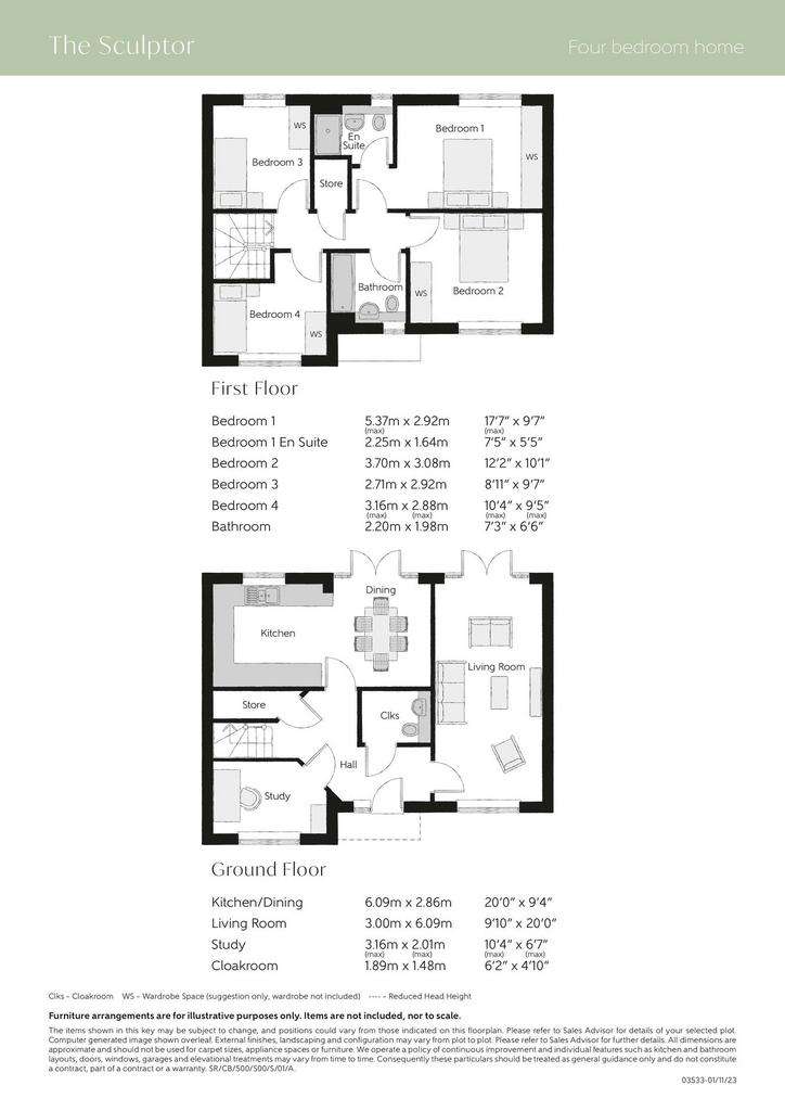 4 bedroom detached house for sale - floorplan