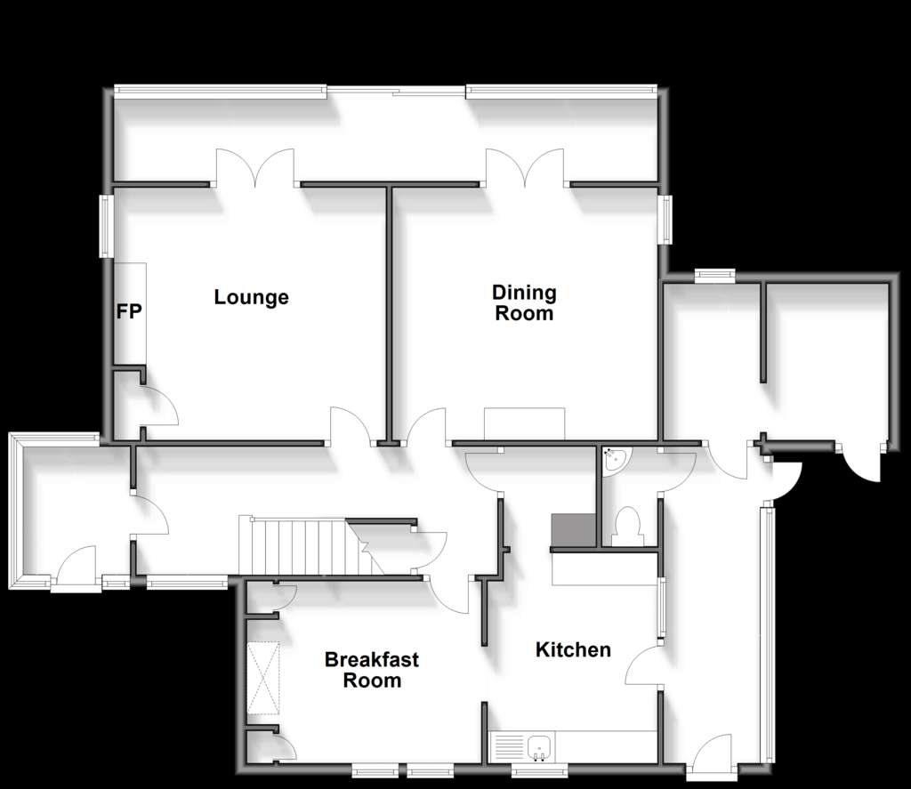 4 bedroom detached house for sale - floorplan