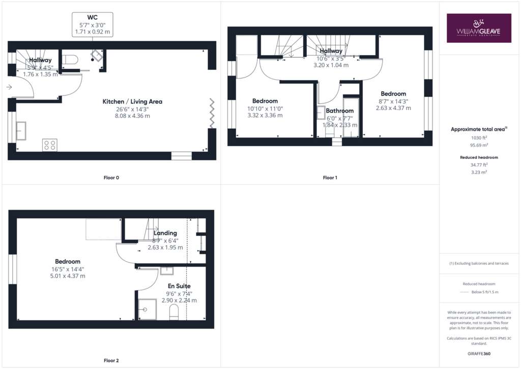 3 bedroom semi-detached house for sale - floorplan