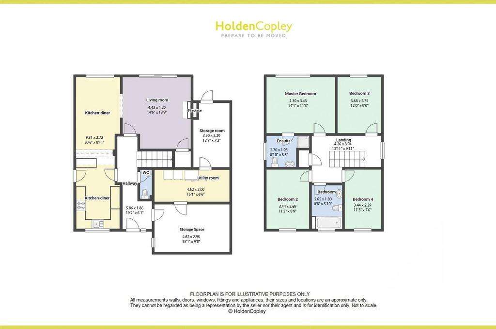 4 bedroom detached house for sale - floorplan