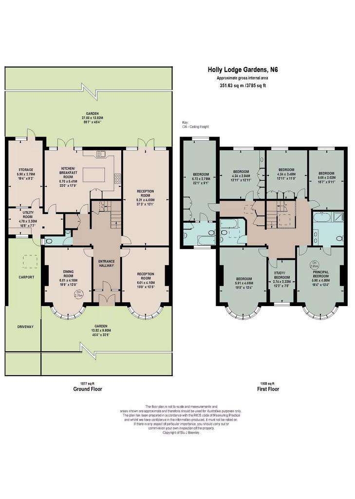 6 bedroom detached house for sale - floorplan