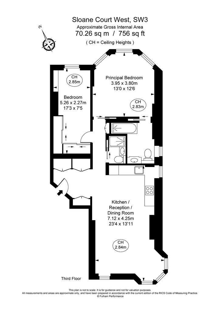 2 bedroom flat for sale - floorplan