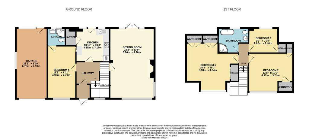 4 bedroom detached house for sale - floorplan