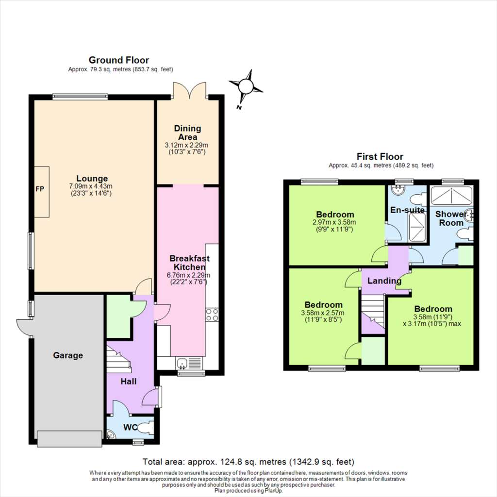 3 bedroom detached house for sale - floorplan