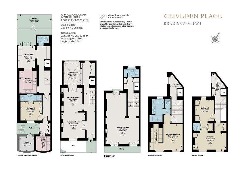 4 bedroom terraced house for sale - floorplan