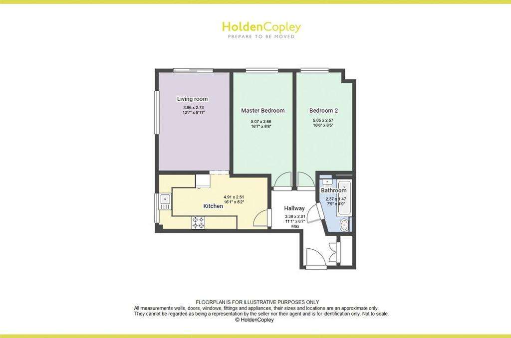 2 bedroom flat for sale - floorplan