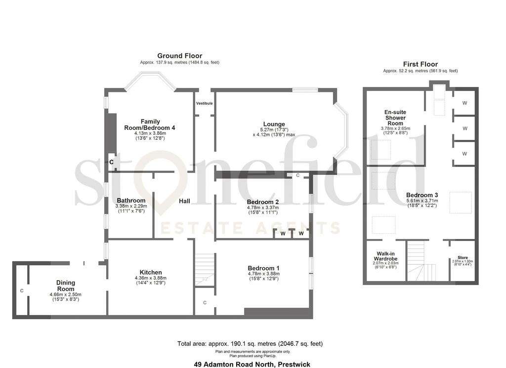 4 bedroom semi-detached bungalow for sale - floorplan