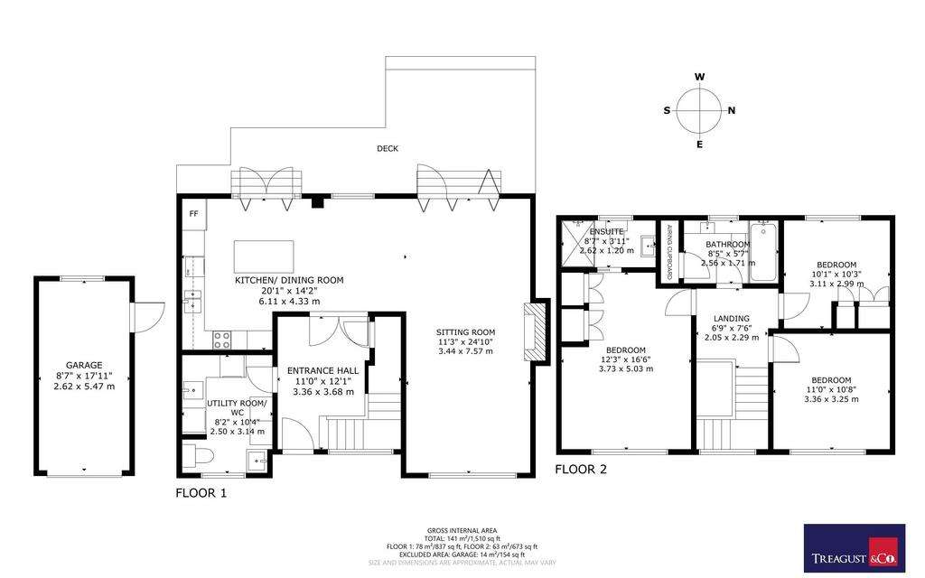 3 bedroom detached house for sale - floorplan