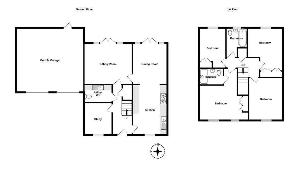 4 bedroom detached house for sale - floorplan