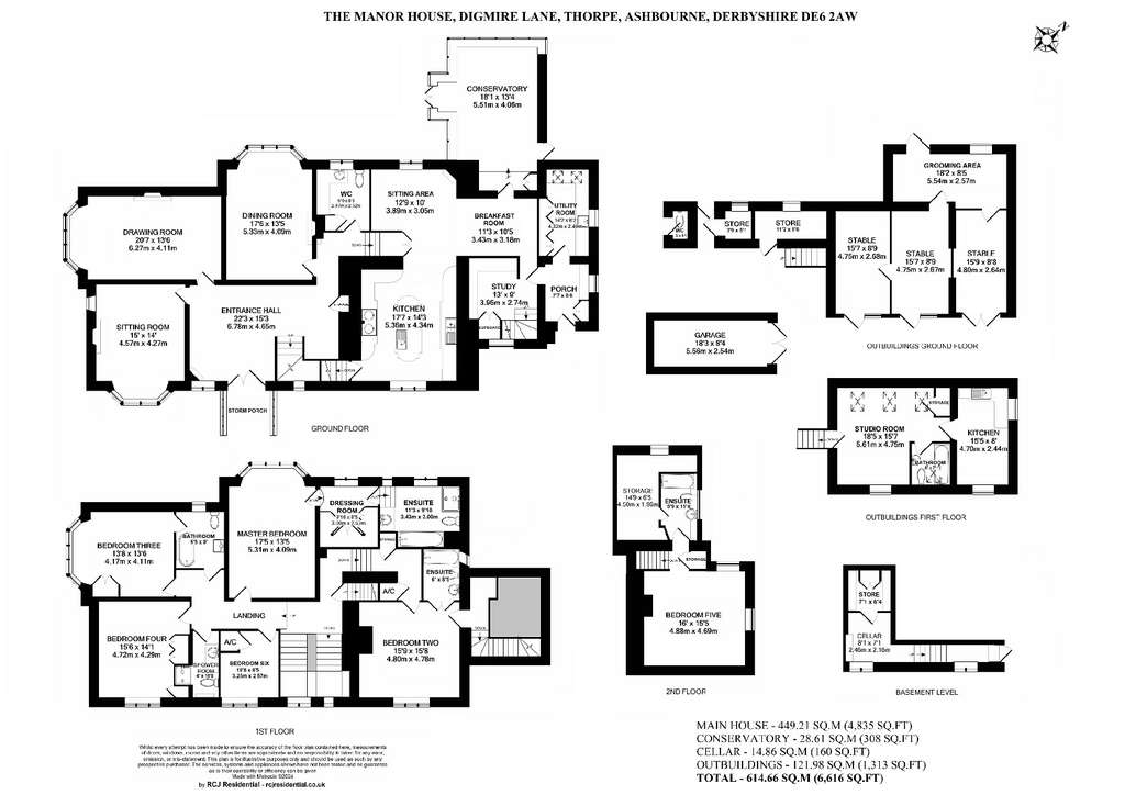 7 bedroom detached house for sale - floorplan