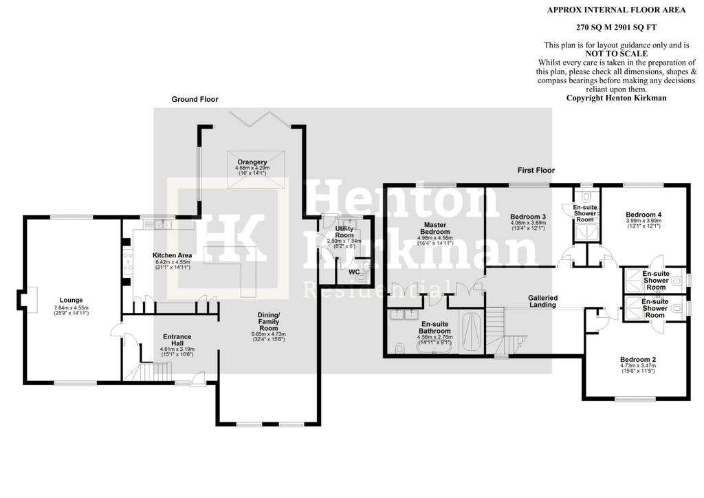 4 bedroom detached house for sale - floorplan