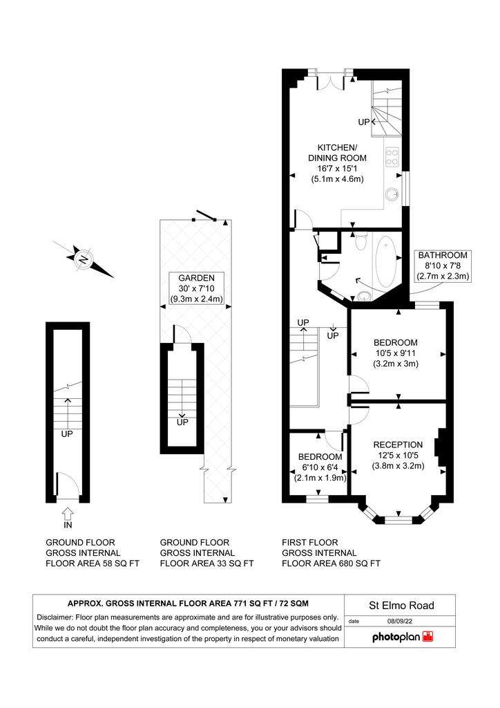 2 bedroom flat for sale - floorplan