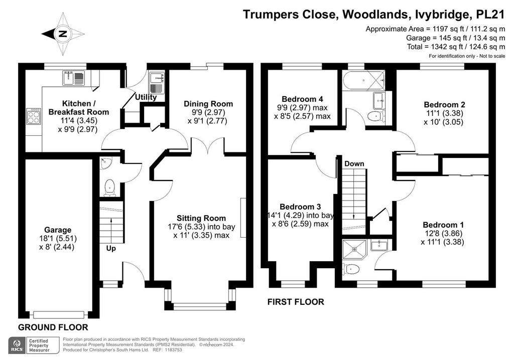 4 bedroom detached house for sale - floorplan