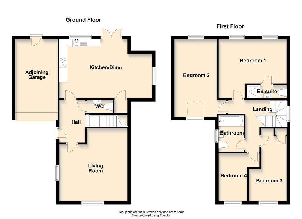 4 bedroom mews house for sale - floorplan