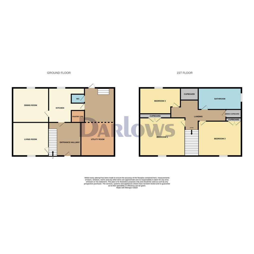 3 bedroom terraced house for sale - floorplan