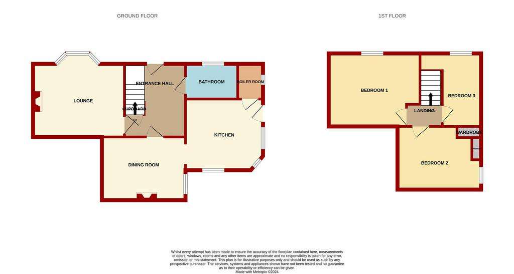 3 bedroom cottage for sale - floorplan