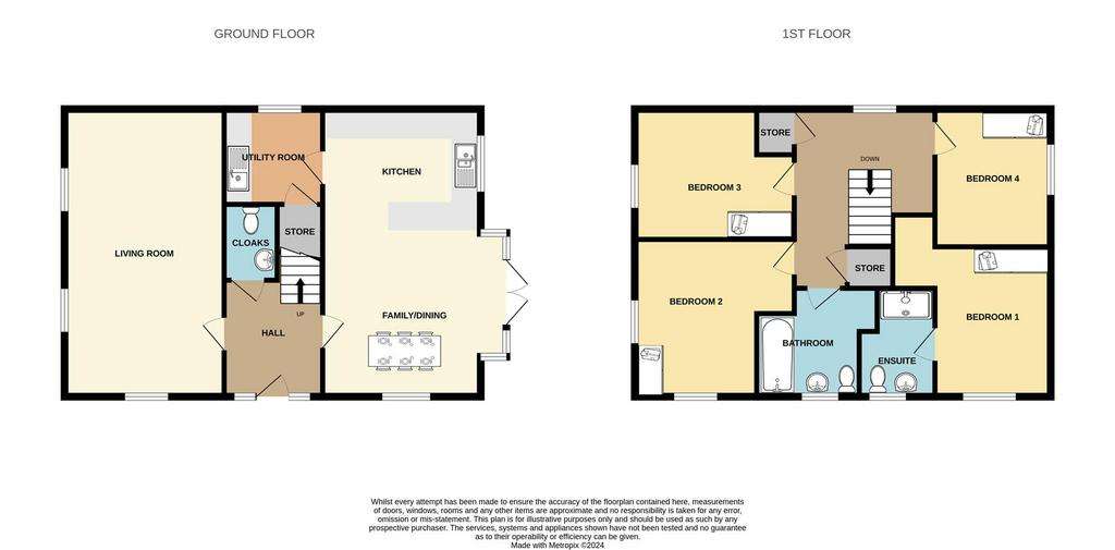 4 bedroom detached house for sale - floorplan