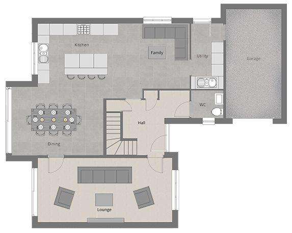 4 bedroom detached house for sale - floorplan