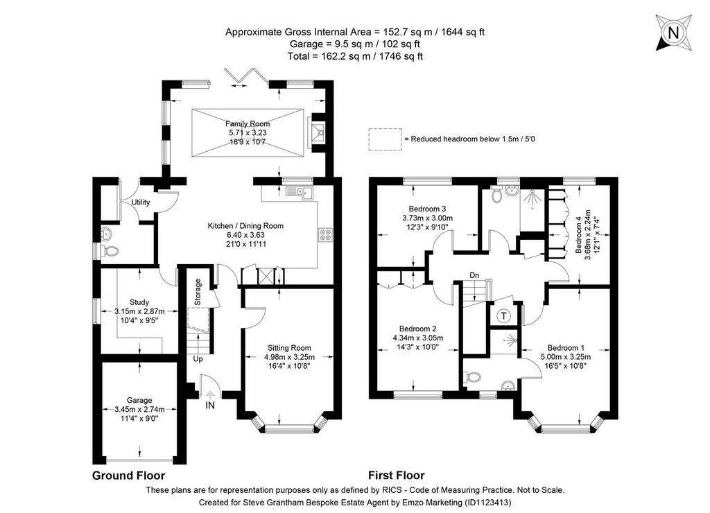 4 bedroom detached house for sale - floorplan