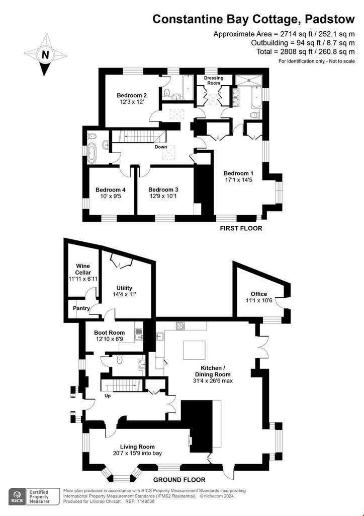 4 bedroom detached house for sale - floorplan