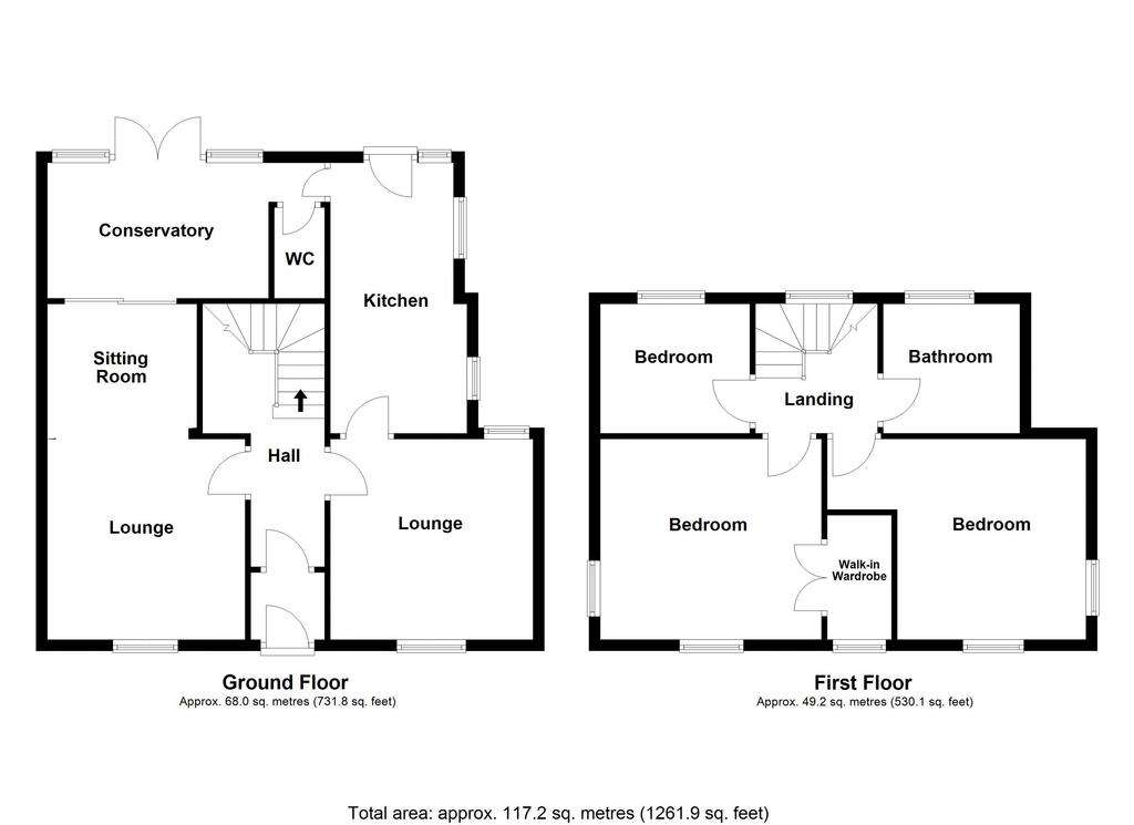 3 bedroom detached house for sale - floorplan