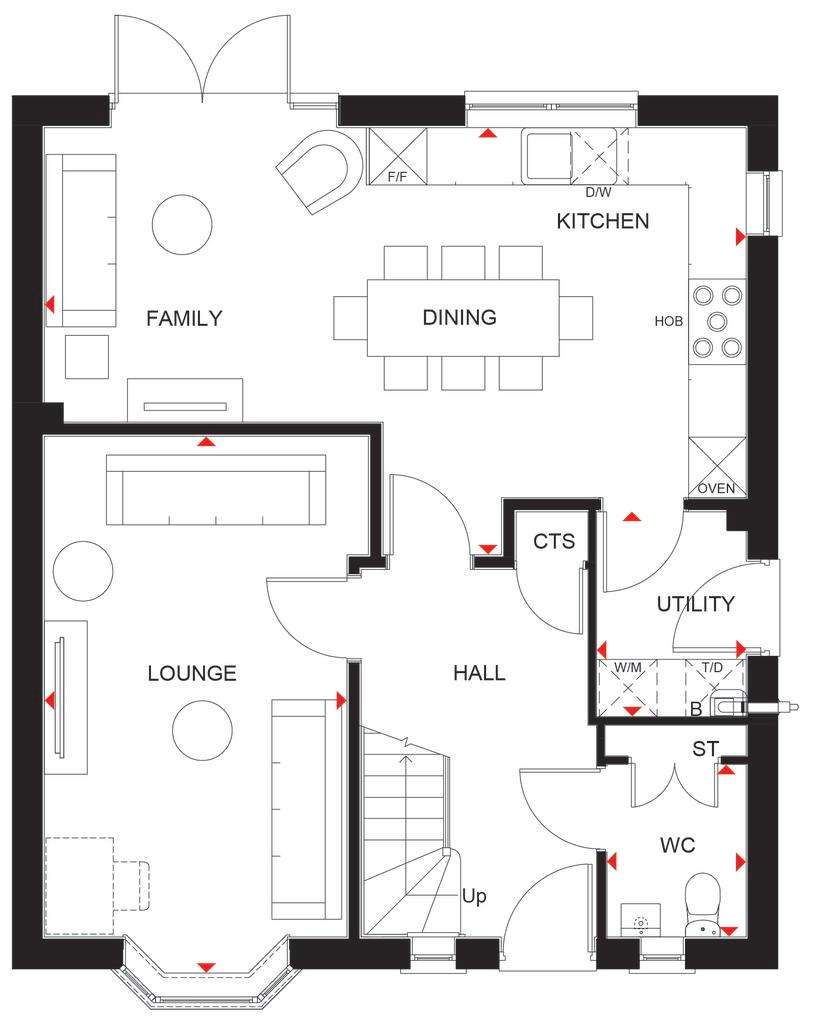 4 bedroom detached house for sale - floorplan