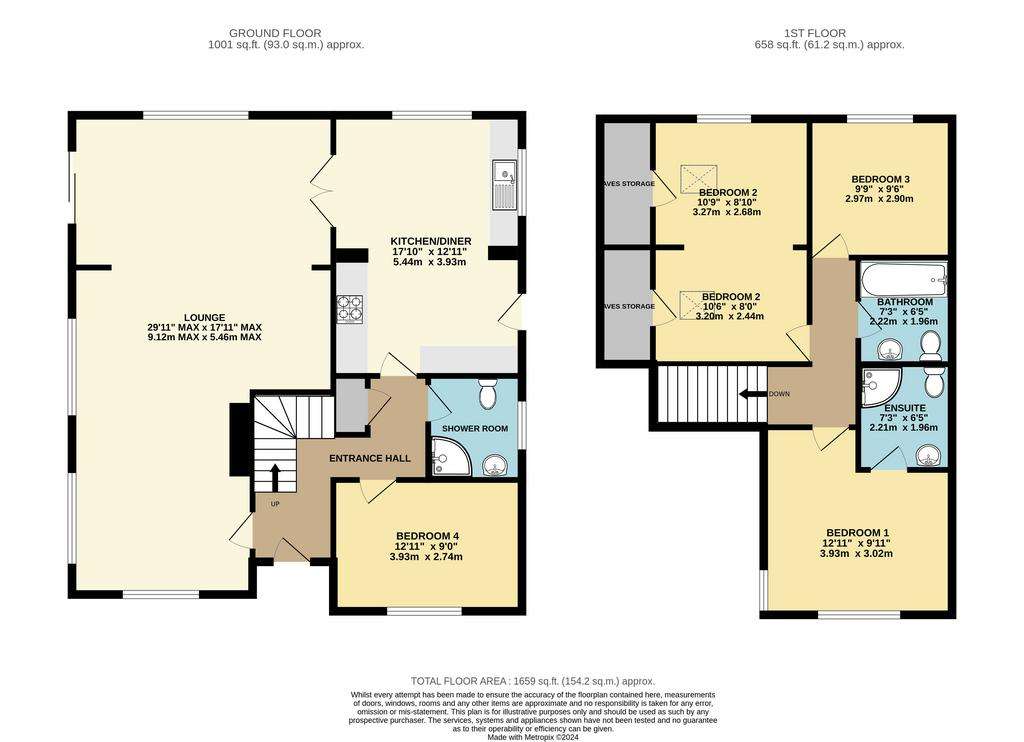 4 bedroom detached house for sale - floorplan