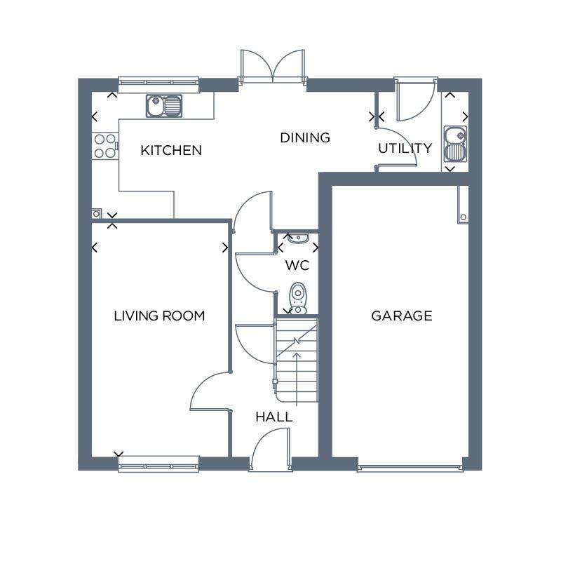 4 bedroom detached house for sale - floorplan