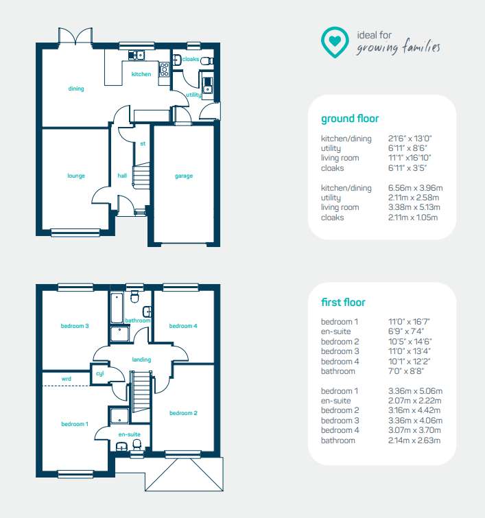 4 bedroom detached house for sale - floorplan