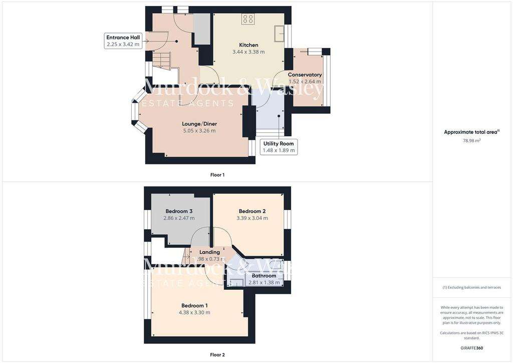 3 bedroom semi-detached house for sale - floorplan